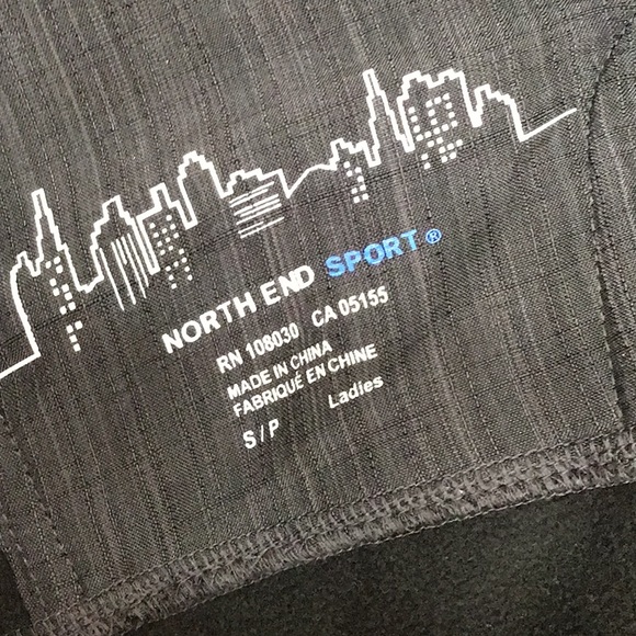 North End Sport dark gray long belted jacket S - Picture 5 of 10